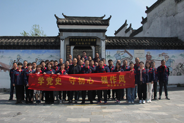 公司機(jī)關(guān)、工程服務(wù)黨支部開展主題黨日活動