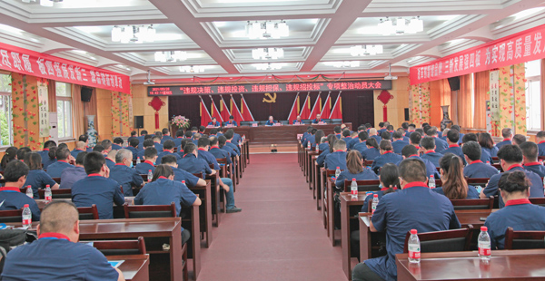 公司召開“違規(guī)決策、違規(guī)投資、違規(guī)擔(dān)保、違規(guī)招投標(biāo)”專項整治動員大會
