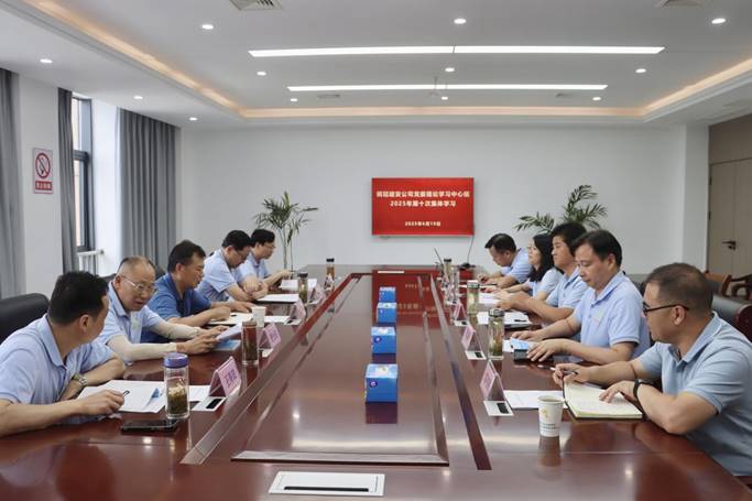 公司黨委中心組召開學(xué)習研討會